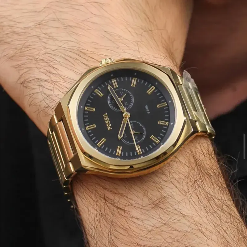 Fossil Evanston Chronograph Gold-tone Men’s Watch- BQ2611